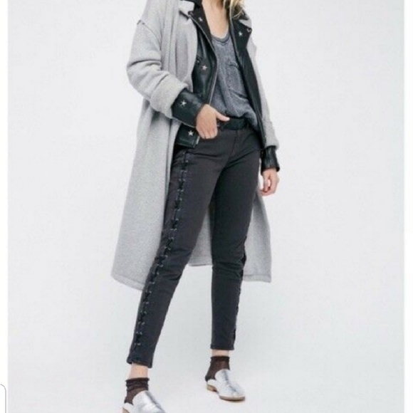 Blank NYC full lace up side skinny jeans gray - Picture 8 of 8